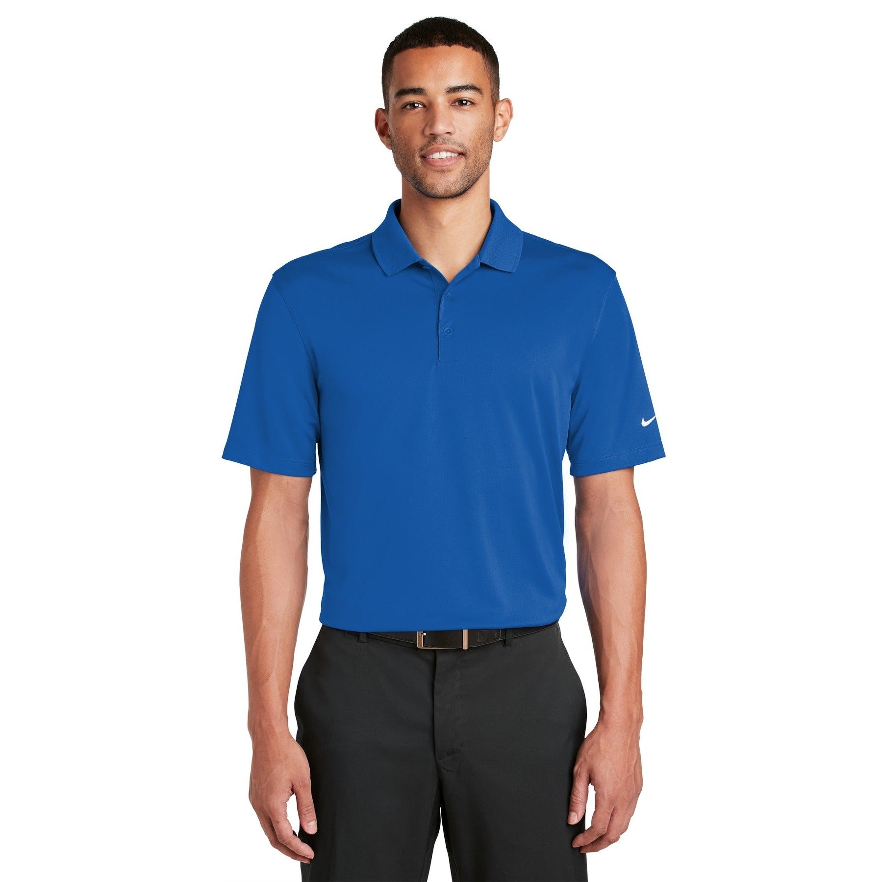 Nike-Nike Dri-FIT Classic Fit Players Polo with Flat Knit Collar. 838956-MedTech-3